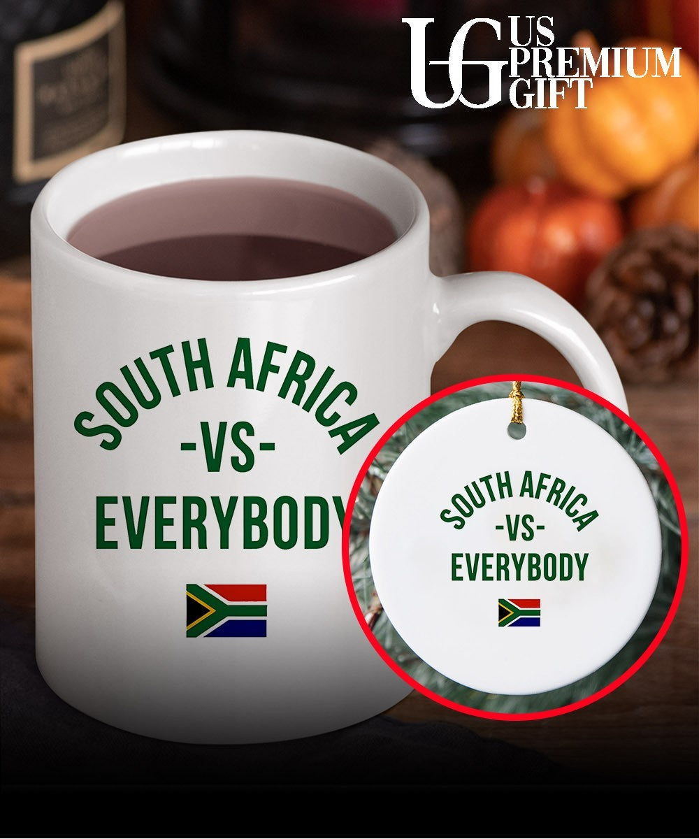 South Africa vs Everybody Patriotic flag shirt