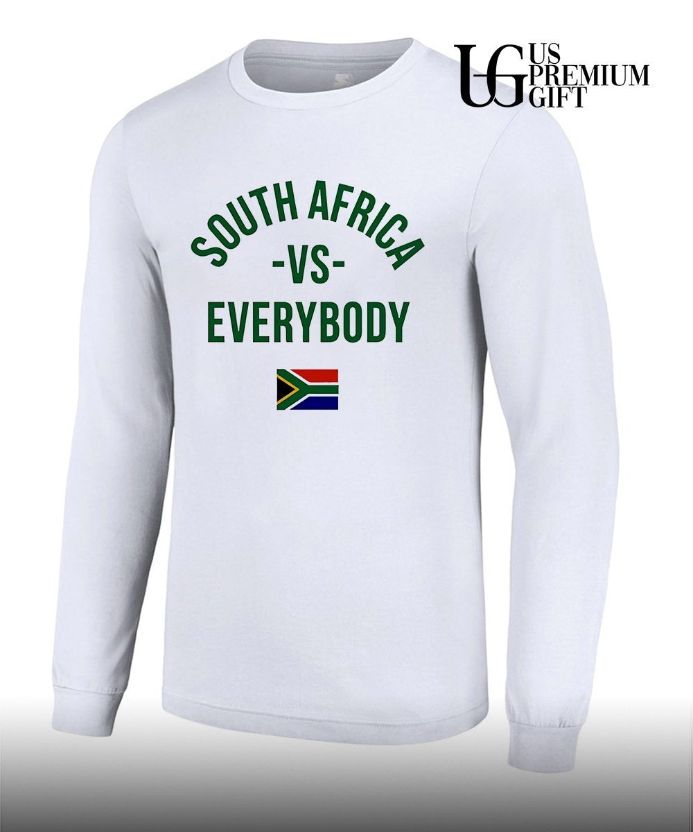 South Africa vs Everybody Patriotic flag shirt