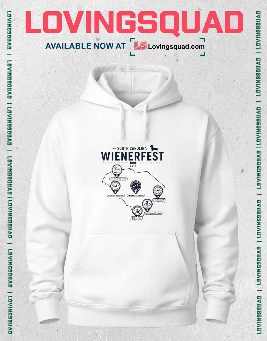 South Carolina Wienerfest 2026 Dachshund Festival Wiener Dog Lover South Carolina Dog Event Gift T Shirt