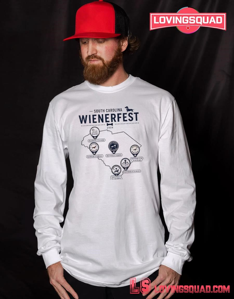 South Carolina Wienerfest 2026 Dachshund Festival Wiener Dog Lover South Carolina Dog Event Gift T Shirt