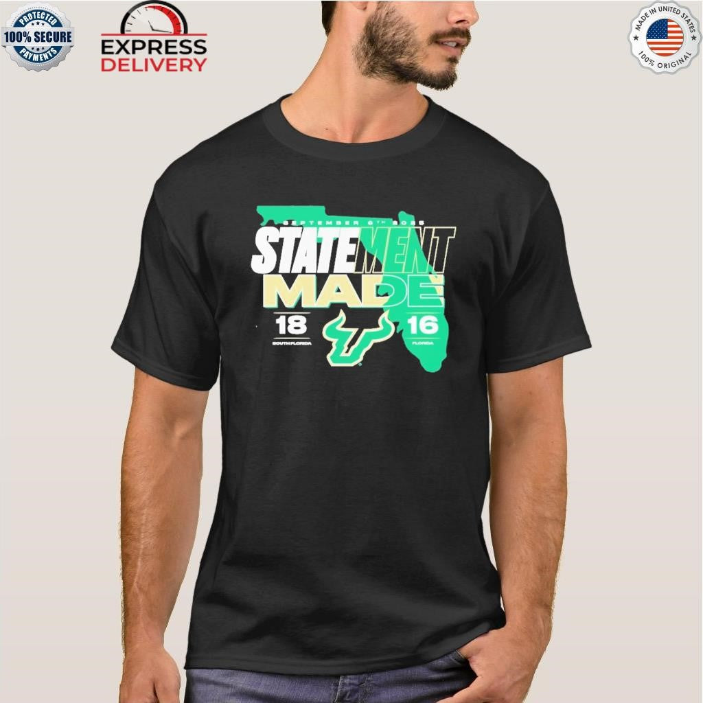 South Florida Bulls vs. Florida Gators 2025 Score Shirt