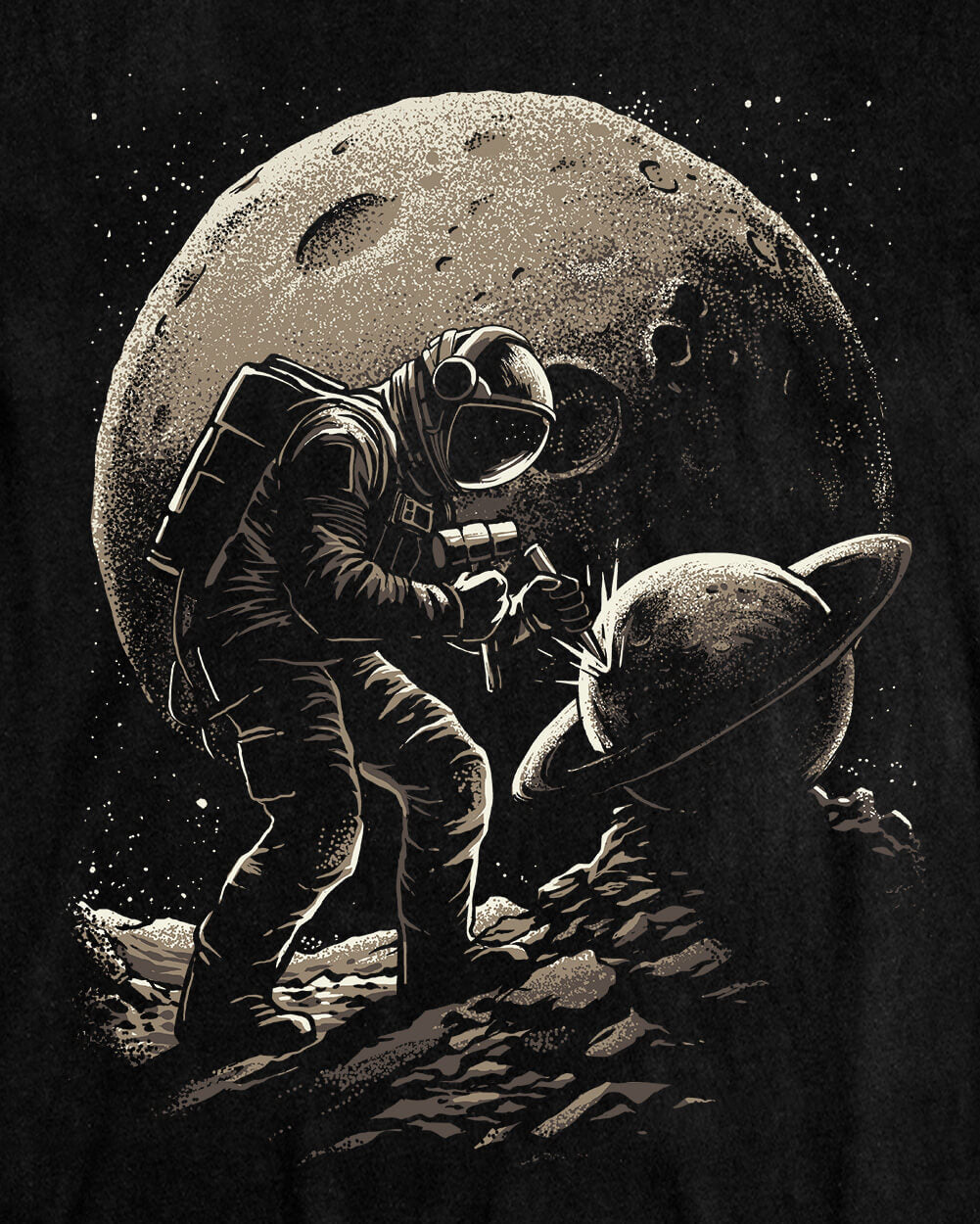 Space Sculpt Vintage Tee