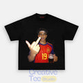 Spain Football Lamine Yamal Drunk Middle Finger T-Shirt