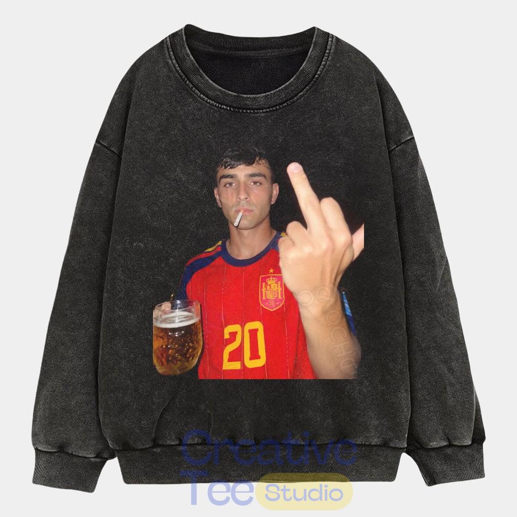 Spain Football Pedri Smoke & Beer Graphic Tee