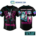 Spider Gwen Across The Spider Verse Personalized Baseball Jersey