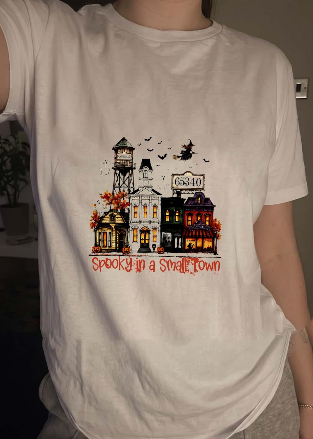 Spooky in a Small Town 65340 Marshall Halloween T-Shirt