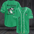 FASHION Spotted Cow Baseball Jerseys Botton Shirt