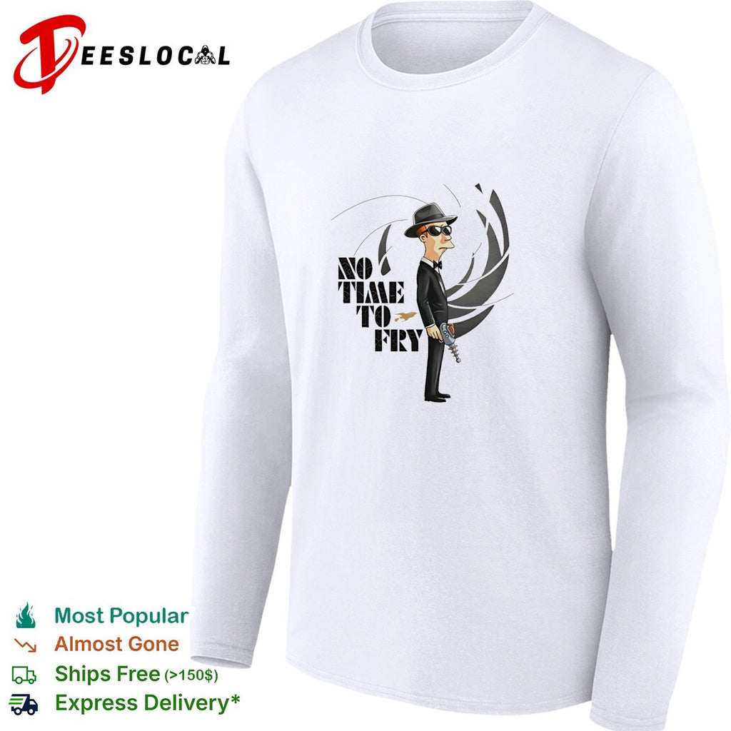 Spy holding fish no time to fry shirt