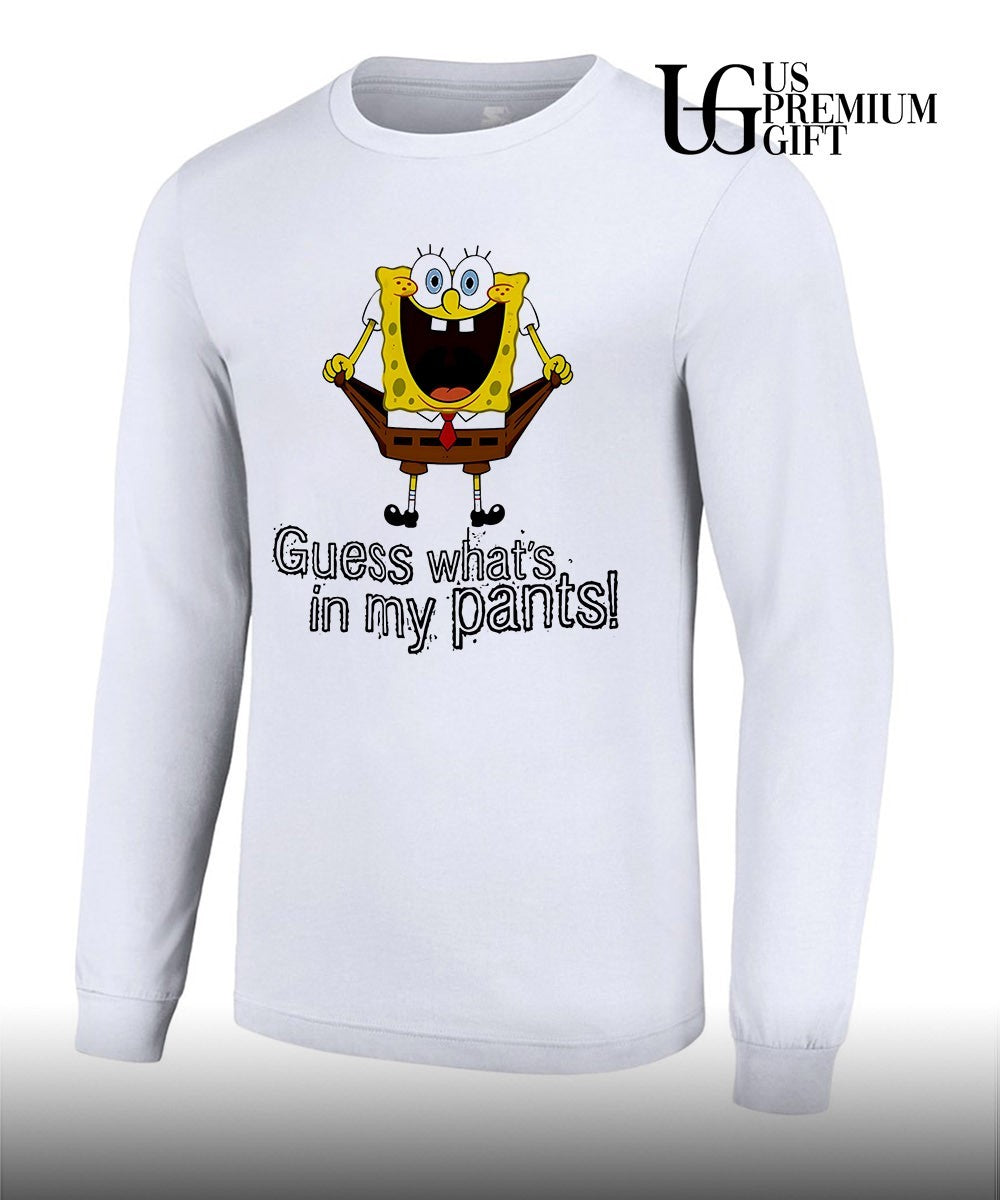 SquarePants guess what’s in my pants cartoon shirt