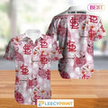 St Louis Cardinals Hawaiian Shirt Flower Summer Fans, Cardinals Hawaiian Shirt