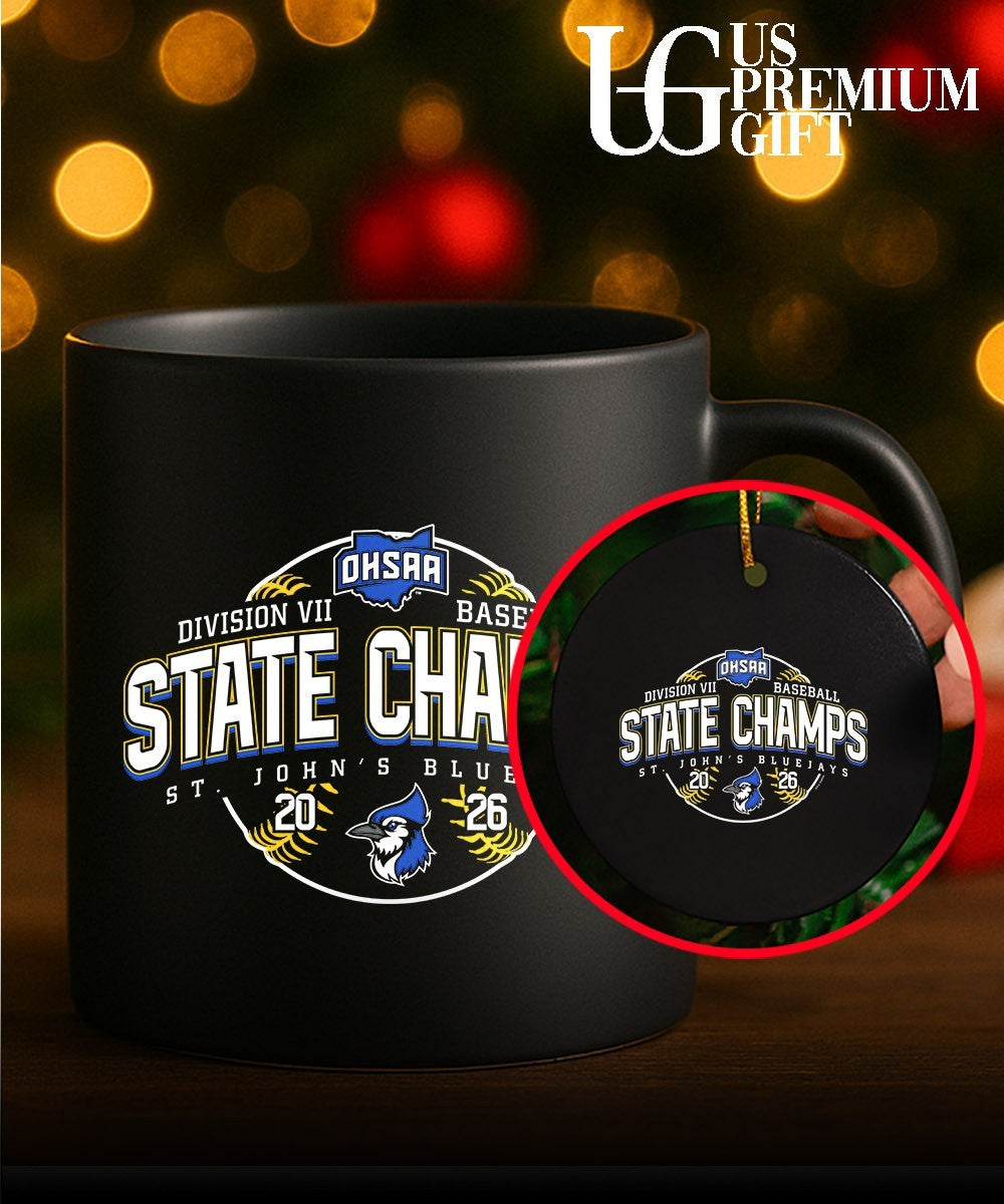 St. John’s Bluejays OHSAA Baseball D7 State Champions 2026 shirt