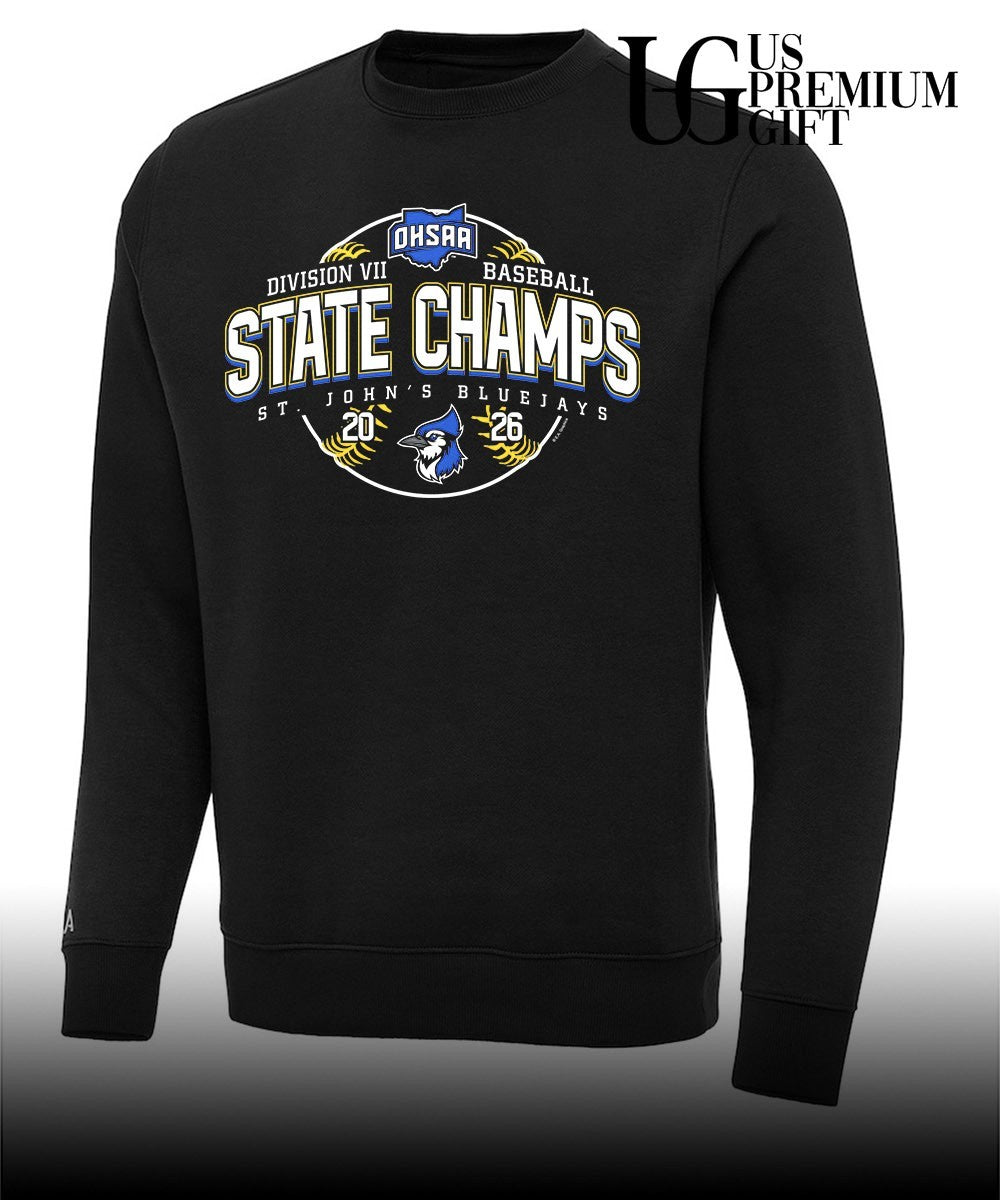 St. John’s Bluejays OHSAA Baseball D7 State Champions 2026 shirt