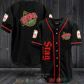 Stag Beer black Baseball shirt