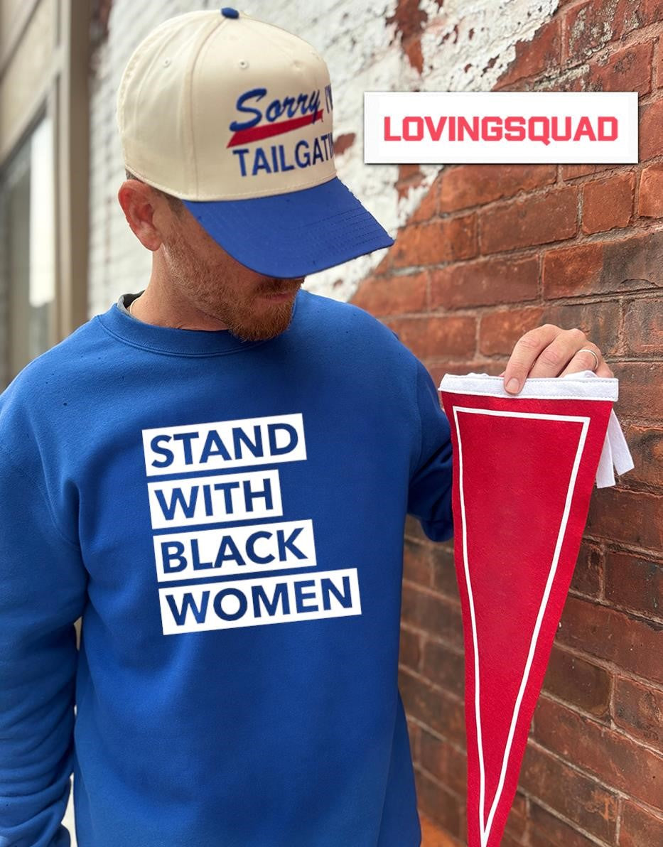 Stand With Black Women Text T-shirt