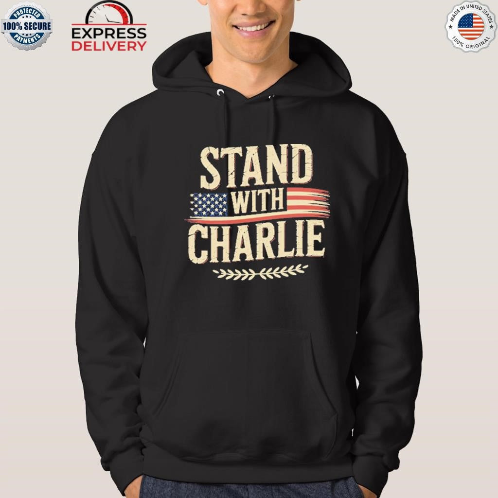 Stand With Charlie Kirk Speech Shirt