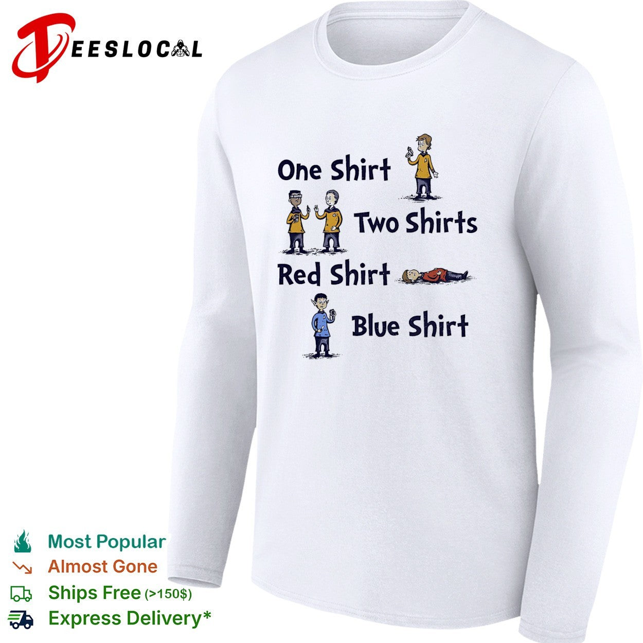 Star red shirt blue shirt meme shirt