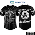 Starfleet Academy From The Stars Knowledge Black Design Personalized Baseball Jersey