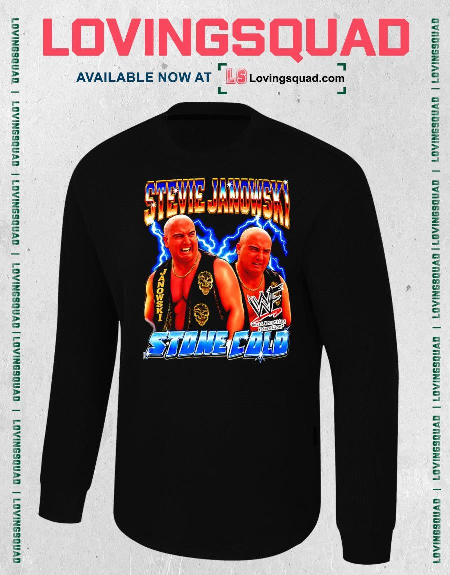 Stevie Janowski Stone Cold Bootleg Style T-shirt