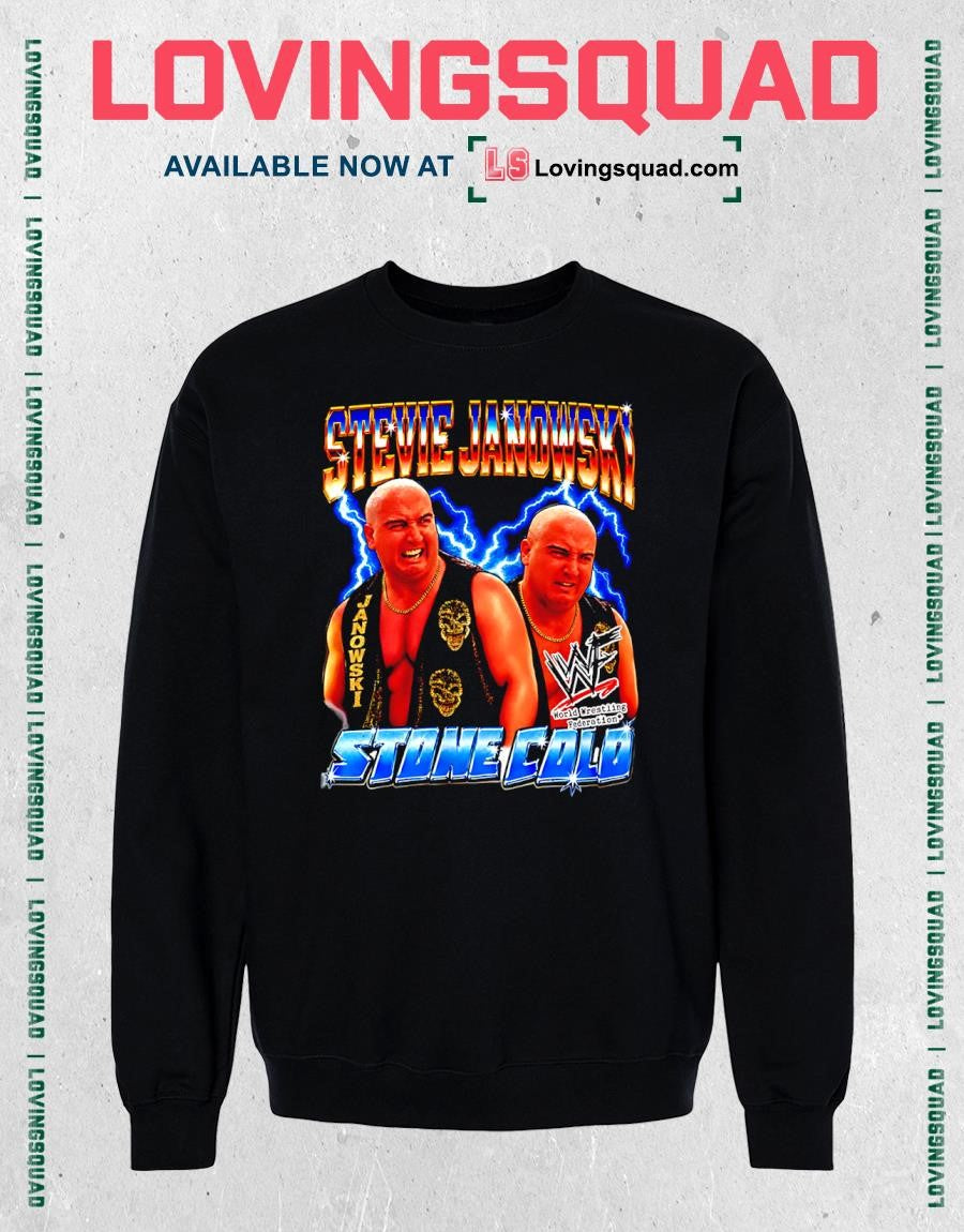 Stevie Janowski Stone Cold Bootleg Style T-shirt
