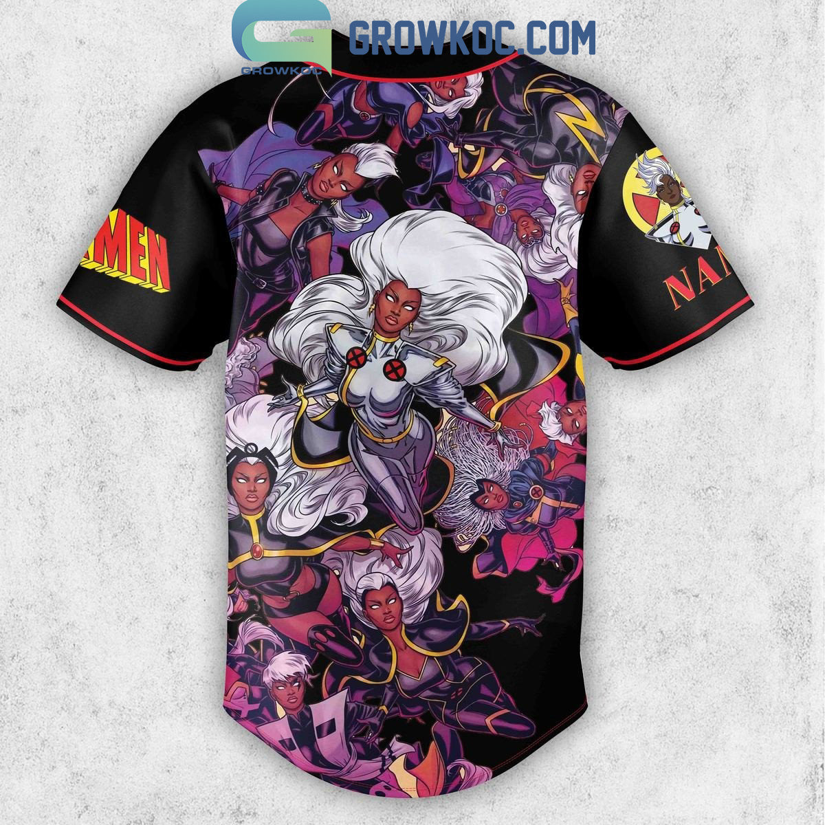 Storm X-Men ’97 Fan Personalized Baseball Jersey