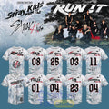 Stray Kids – Run It World Tour 2026 Baseball Jersey