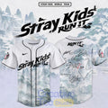 Stray Kids World Tour RUN IT 2026 Edition Baseball Jersey