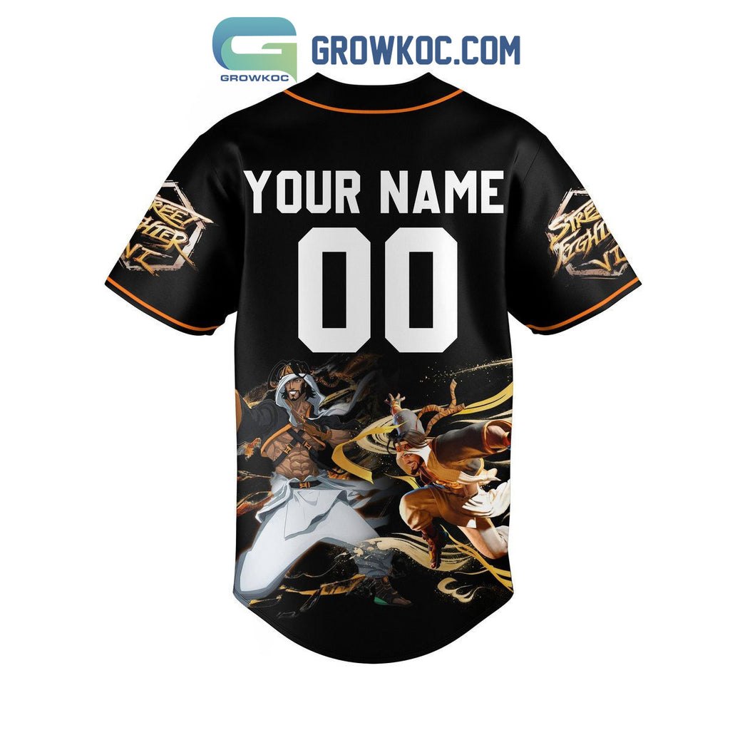 Street Fighter Personalized Baseball Jersey