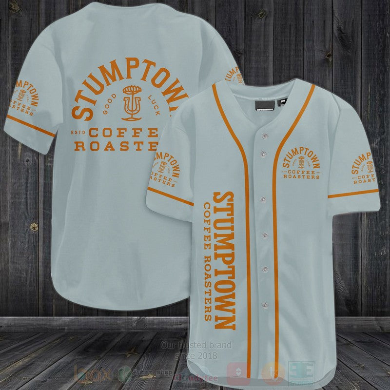 FASHION Stumptown Coffee Roasters Baseball Jerseys Botton Shirt