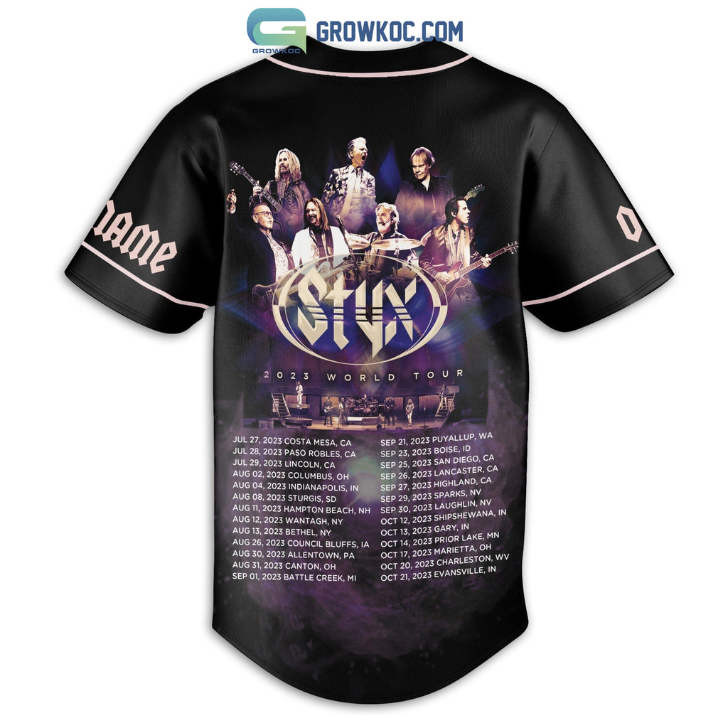 Stynx 2023 World Tour Personalized Baseball Jersey