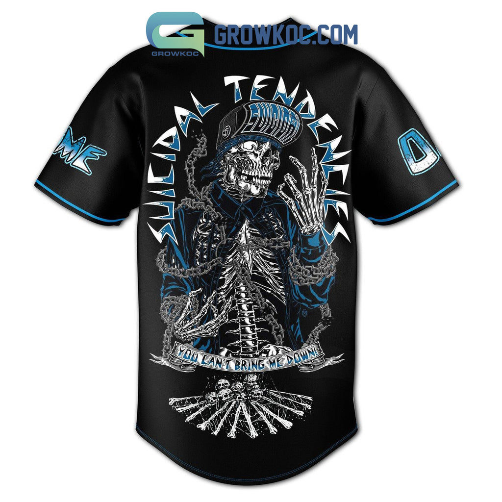 Suicidal Tendencies You Can’t Bring Me Down Personalized Baseball Jersey
