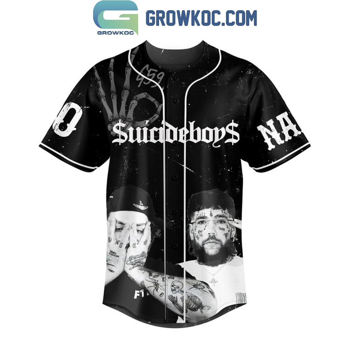 Suicideboys Grey Day Tour 2024 Dark Personalized Baseball Jersey