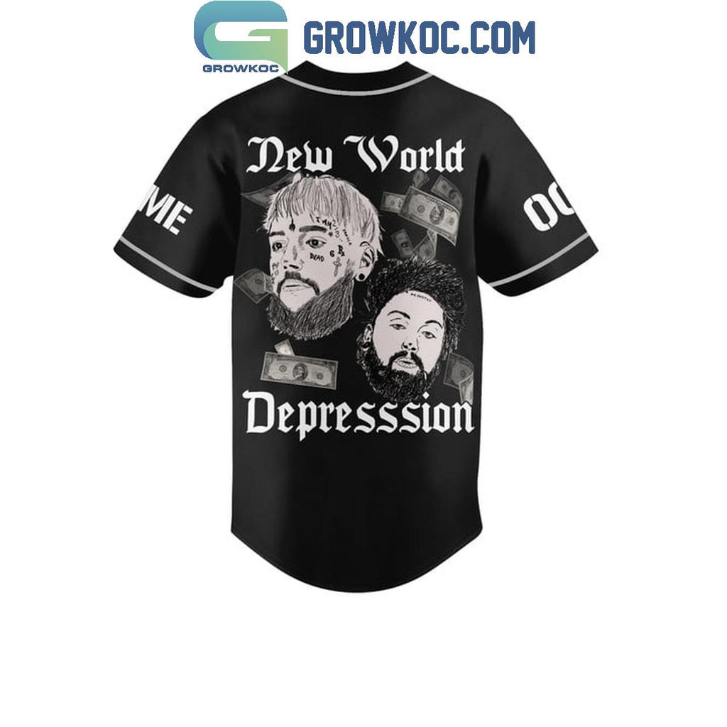 Suicideboys New World Depression Fan Personalized Baseball Jersey