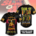 Sum 41 Order In Decline Heads Will Roll Personalized Baseball Jersey