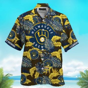 Summer Aloha MLB Milwaukee Brewers Hawaiian Shirt Tropical - Brewers Hawaiian Shirt