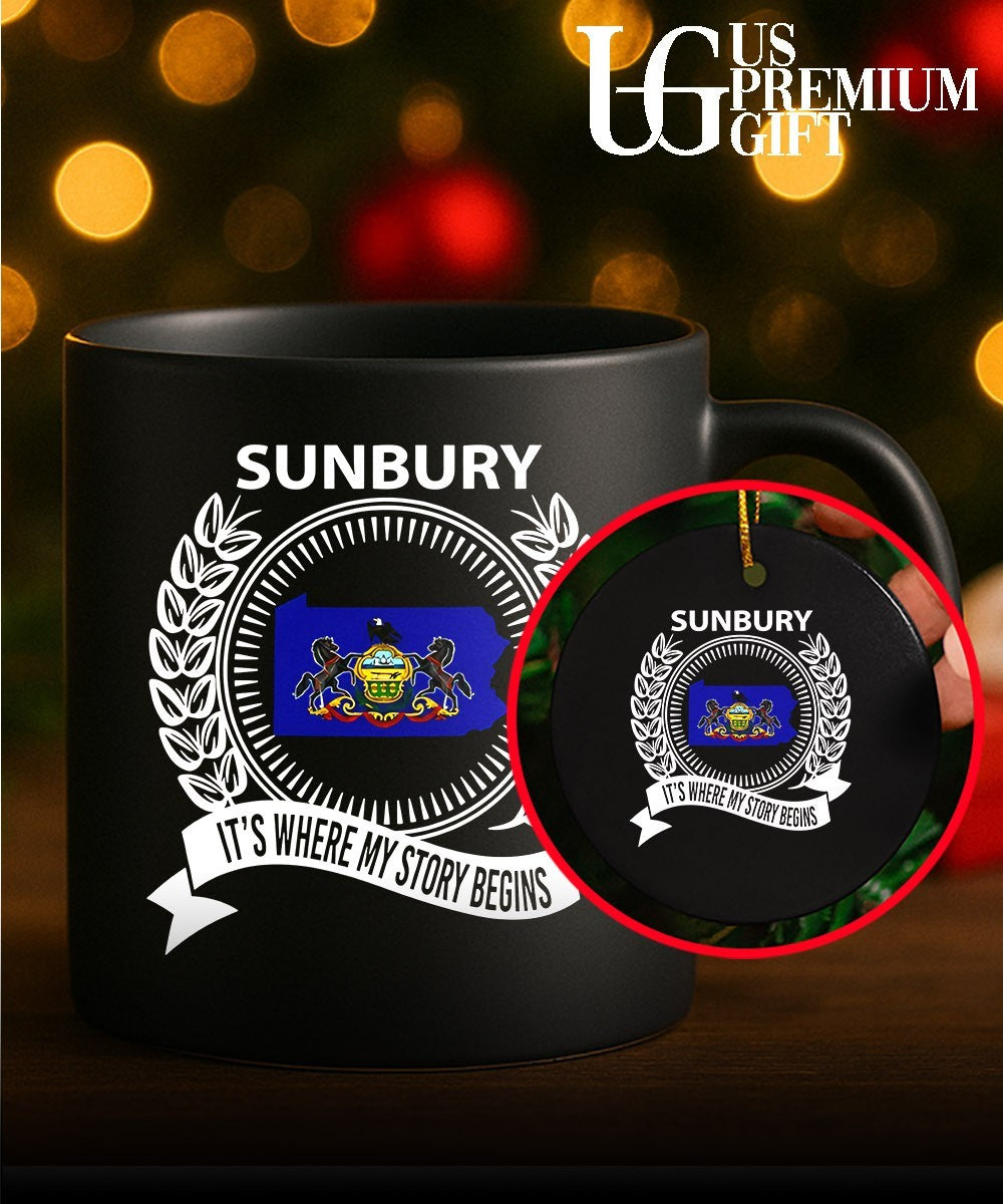 Sunbury It’s Where My Story Begins State Map shirt