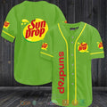 Sundrop green yellow Baseball shirt