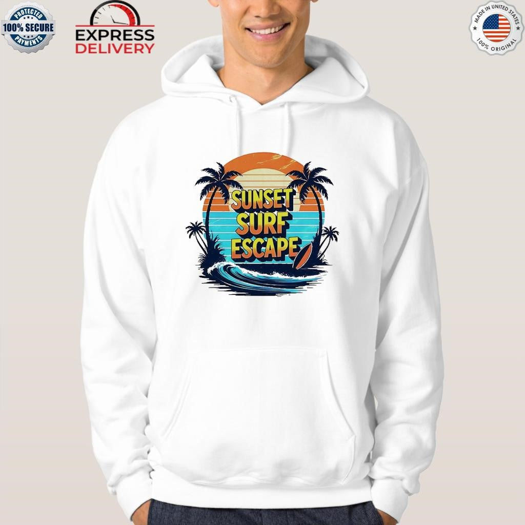 Sunset Surf Escape Vintage Shirt