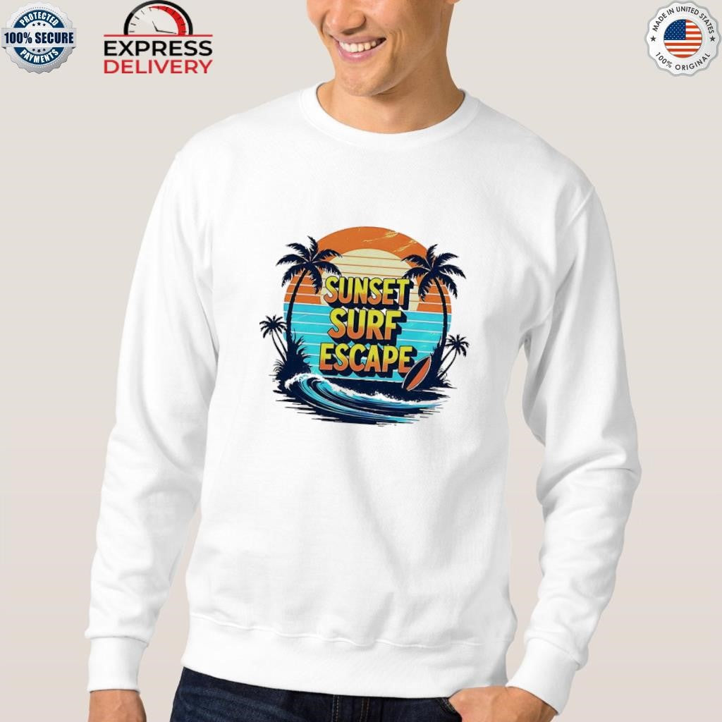 Sunset Surf Escape Vintage Shirt