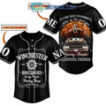Super Natural Winchester Brothers Saving People Hunting Things Personalized Baseball Jersey