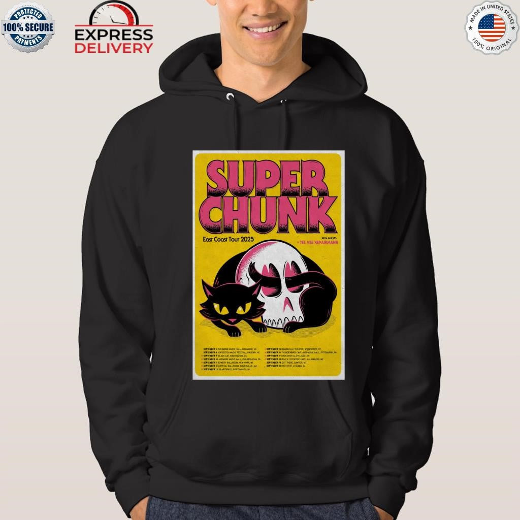 Superchunk East Coast Tour 2025 Shirt