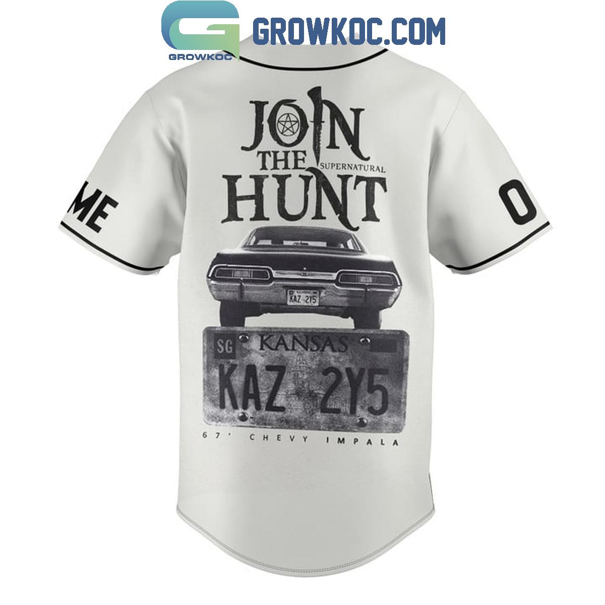 Supernatural Carry On My Wayward Son Personalized Baseball Jersey