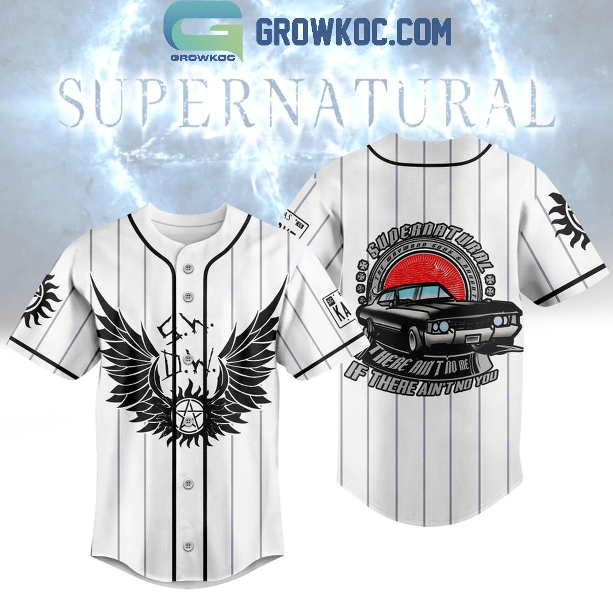 Supernatural There Ain’t No Me Of There Ain’t No You Personalized Baseball Jersey