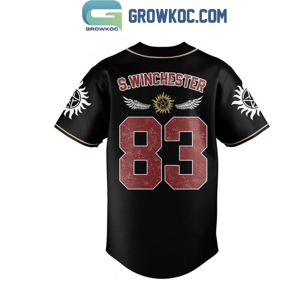Supernatural Winchester Hunting Academy Personalized Baseball Jersey