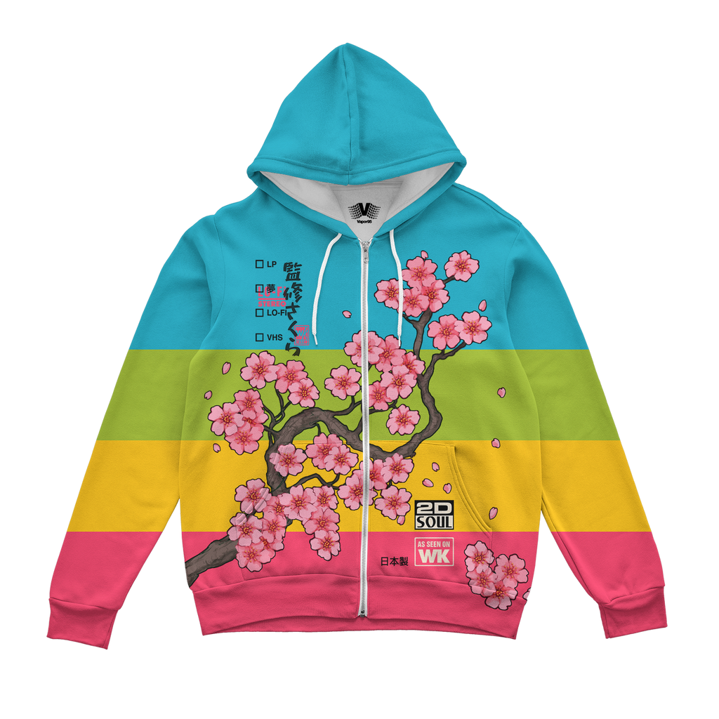 Supervisual Zip Up Hoodie