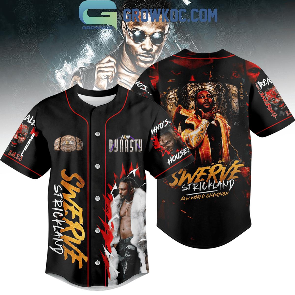 Swerve Strickland AEW Dynasty Fan Baseball Jersey