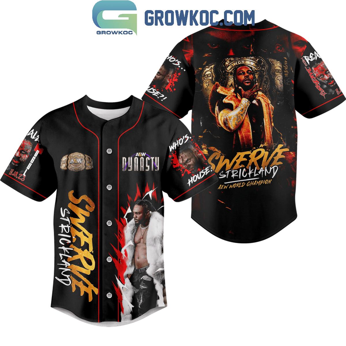 Swerve Strickland AEW Dynasty Fan Baseball Jersey
