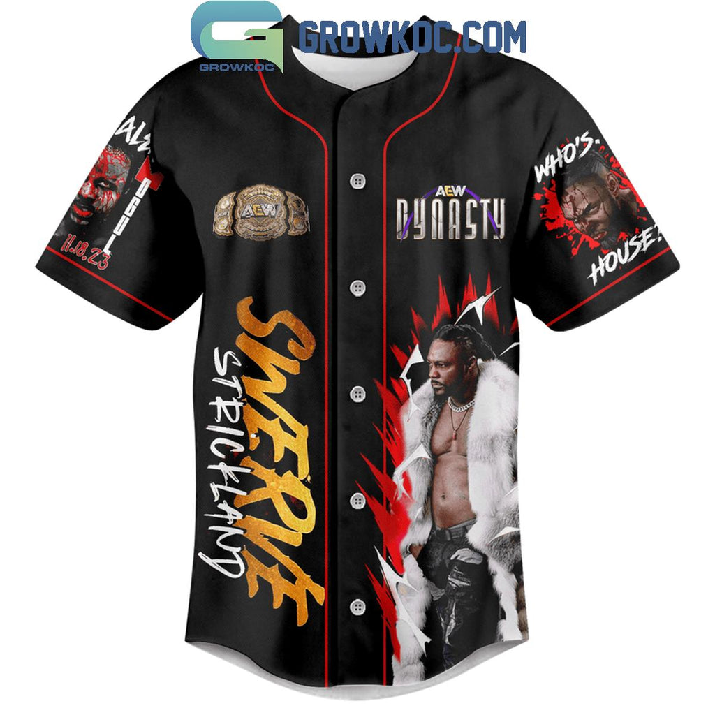 Swerve Strickland AEW Dynasty Fan Baseball Jersey