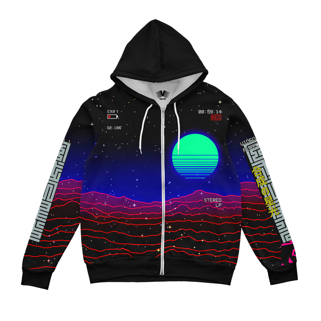 Synthetic Starlight Zip Up Hoodie