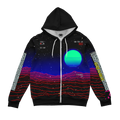Synthetic Starlight Zip Up Hoodie