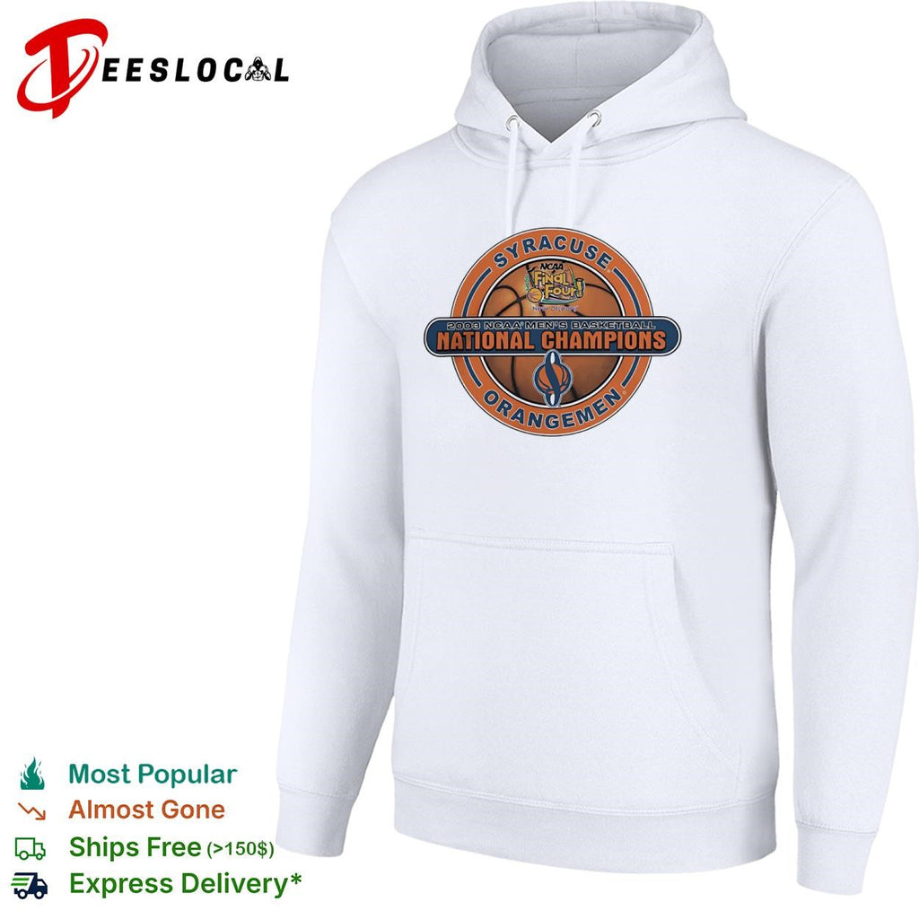 Syracuse Orangemen NCAA Final Four 2003 mens national champions New Orleans basketball logo shirt